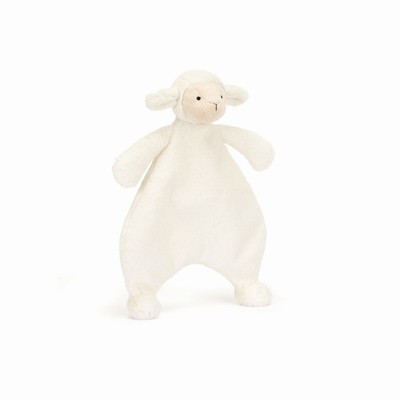 Jellycat Bashful Lamb Comforters USA | 01392HJPE